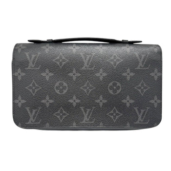 Louis Vuitton Monogram Eclipse Zippy Xl Round Long Wallet