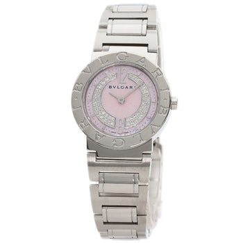 Bvlgari Bb26C2Ss Dn Diamond Watch Stainless Steel Ss