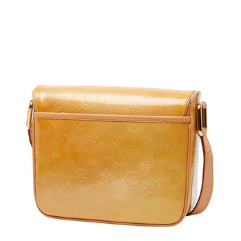 Louis Vuitton Monogram Vernis Christy Gm Shoulder Bag M91147 Beige Patent Leather