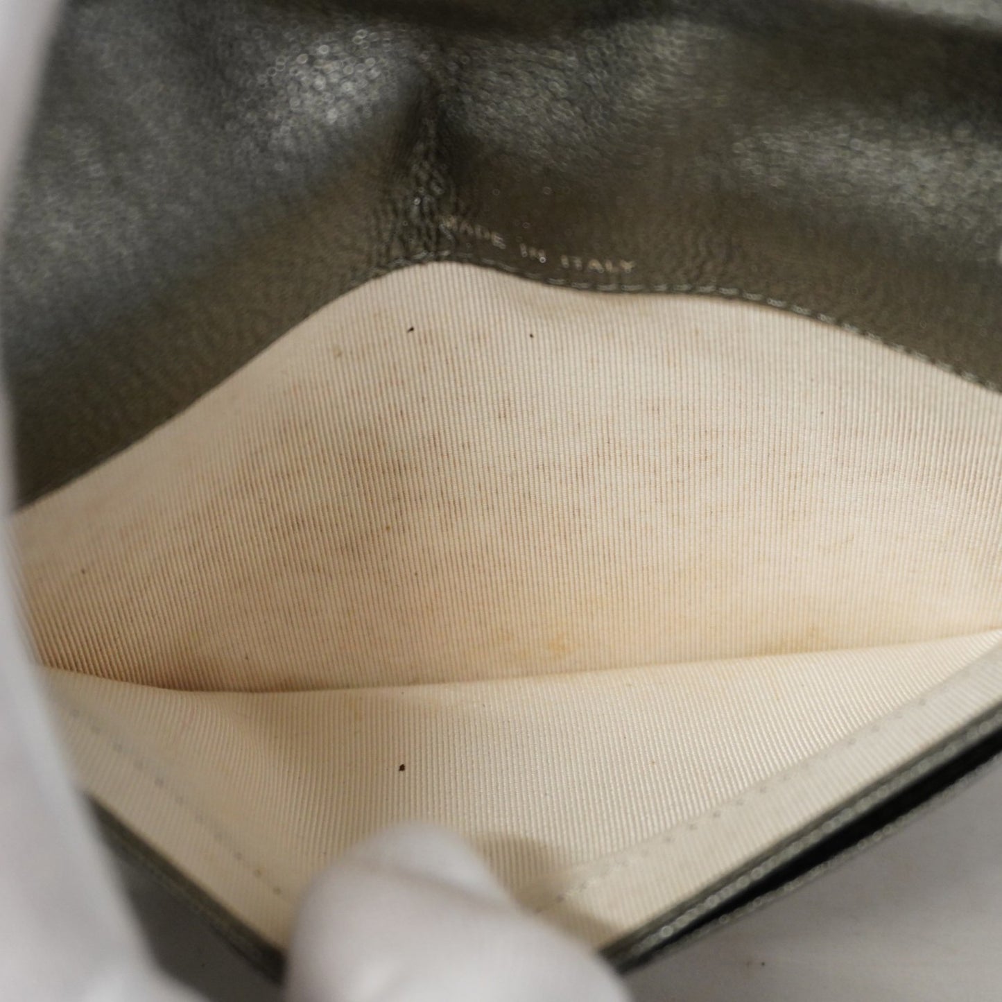 Chanel Long Wallet In Bicolor Caviar Leather