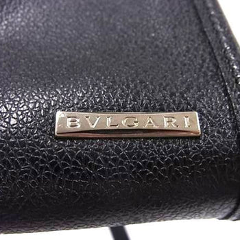Bvlgari Bulgari Shoulder Bag In Black Leather