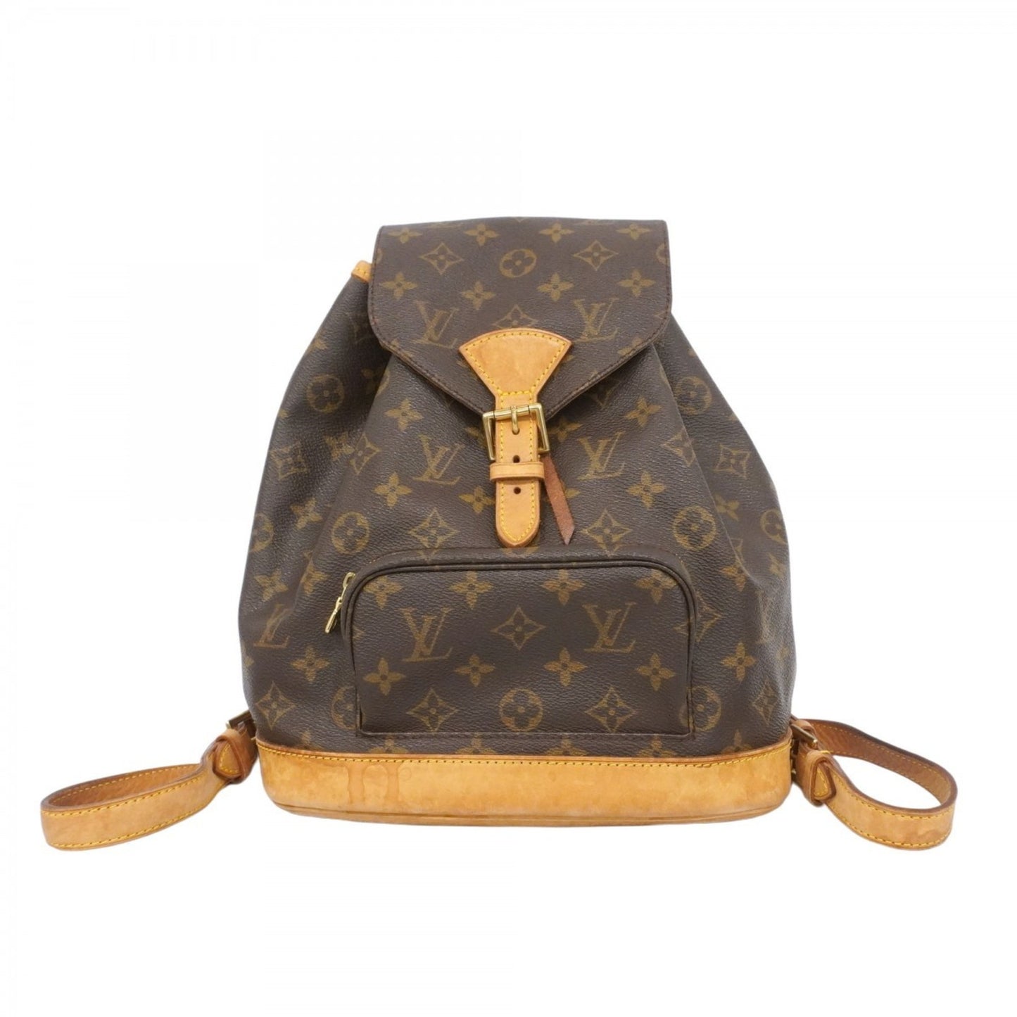 Louis Vuitton Monogram Montsouris Mm Backpack M51136 Brown