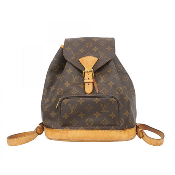 Louis Vuitton Monogram Montsouris Mm Backpack M51136 Brown