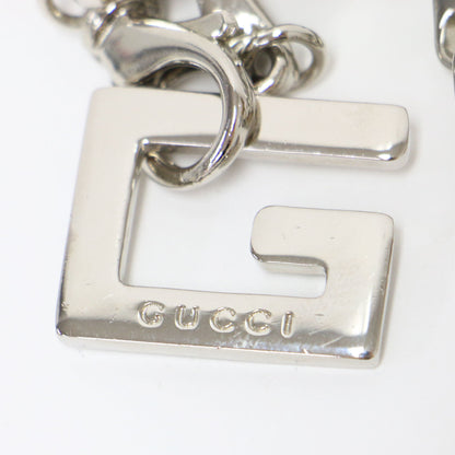 Gucci Women'S Silver Metal Charm Chain Belt