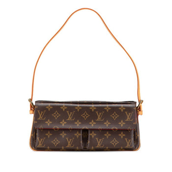 Louis Vuitton Monogram Viva Cite Mm One-Shoulder Bag M51164 Brown Pvc Leather