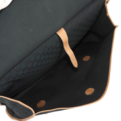 Gucci Garment Cover/Case In Gg Canvas And Leather With Black