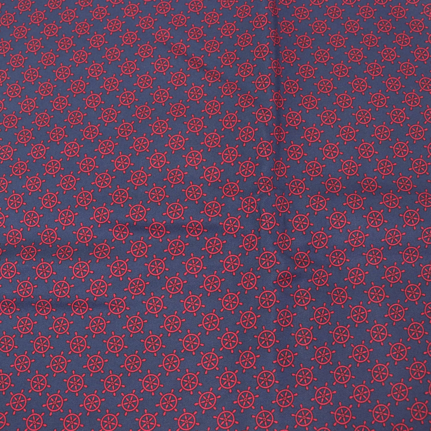 Hermes Silk Angora Anchor Pattern Fringed Shawl/Stole/Scarf