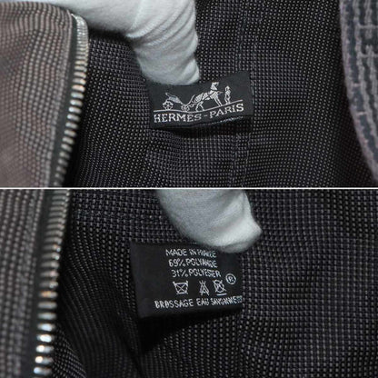 Hermes Herms Herline Tote Gm Bag In Gray Canvas