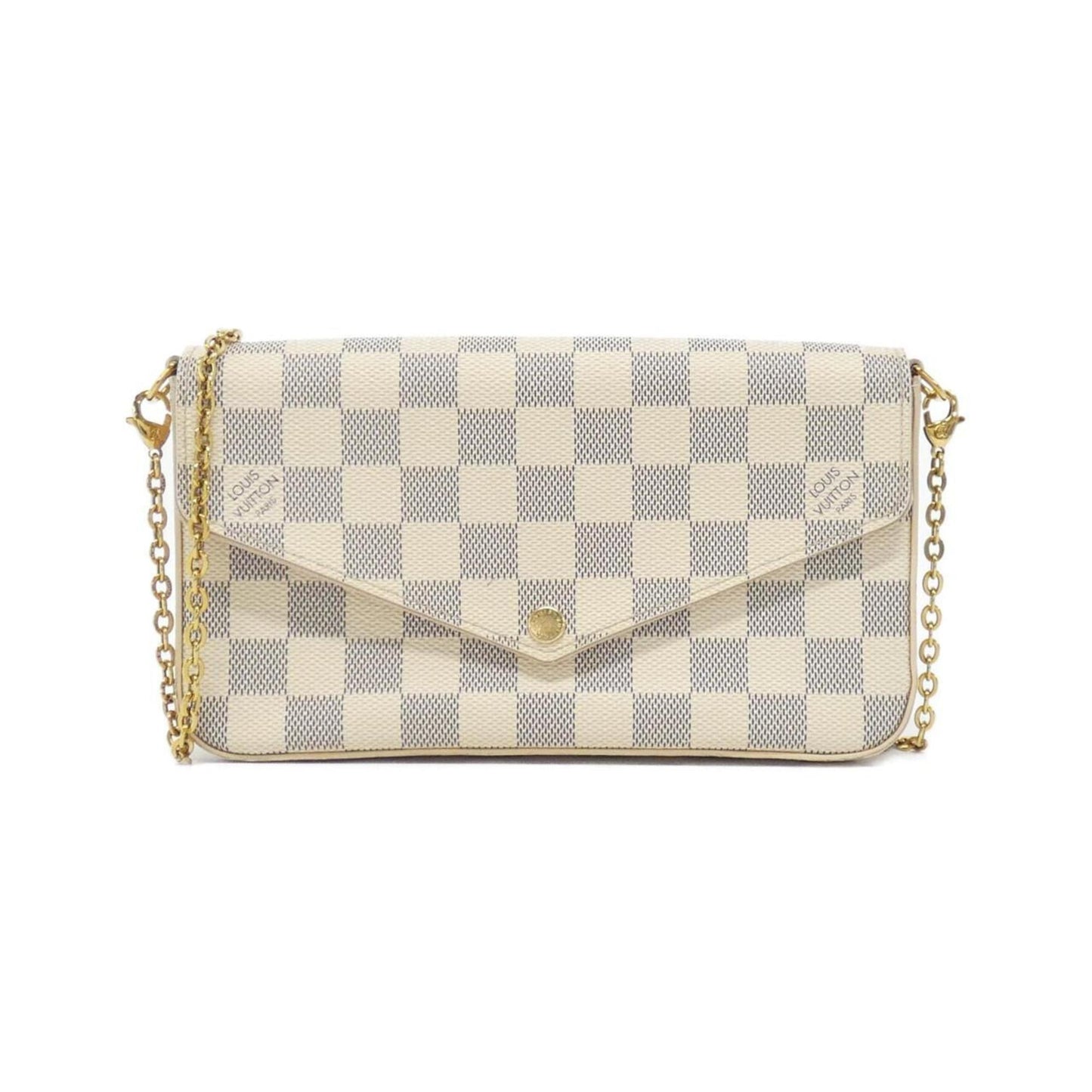 Louis Vuitton Damier Azur Pochette Felicie N63106 Shoulder Bag