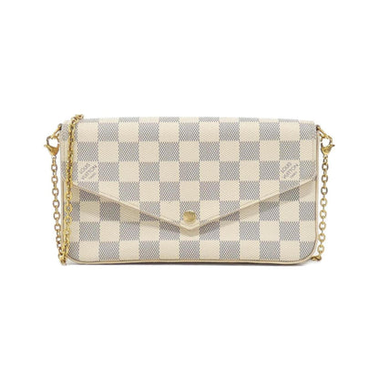 Louis Vuitton Damier Azur Pochette Felicie N63106 Shoulder Bag