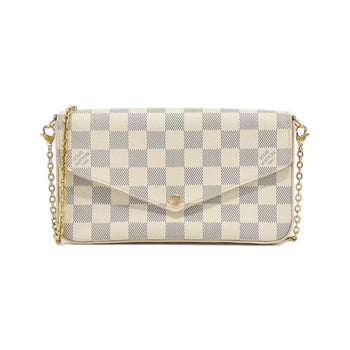 Louis Vuitton Damier Azur Pochette Felicie N63106 Shoulder Bag