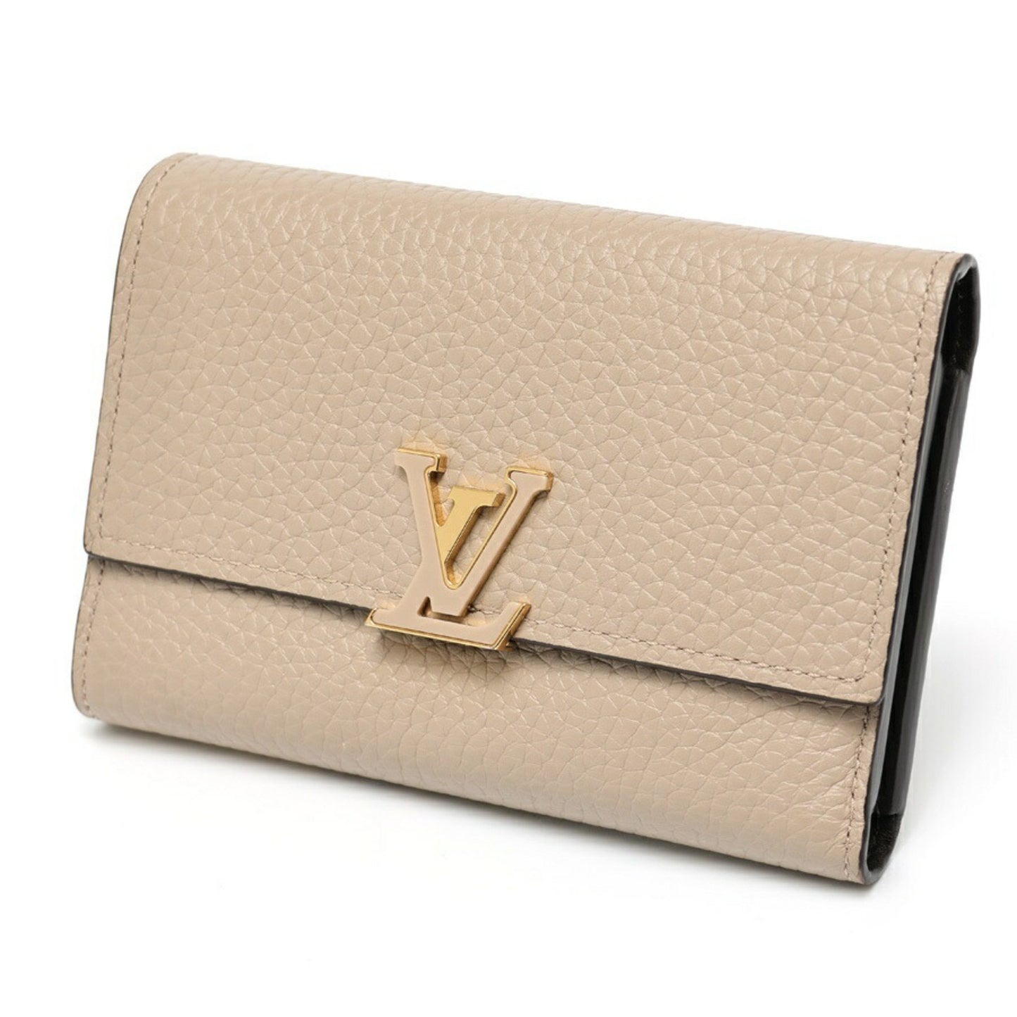 Louis Vuitton Louis Vuitton Portefeuille Capucines Compact M62159 Taurillon Leather Galle S-158671