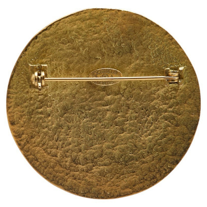 Chanel Coco Mark Brooch Gold Plated