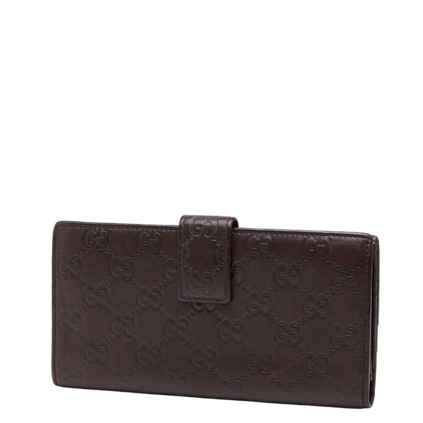 Gucci Guccissima Princess Long Wallet 167464 Brown Leather