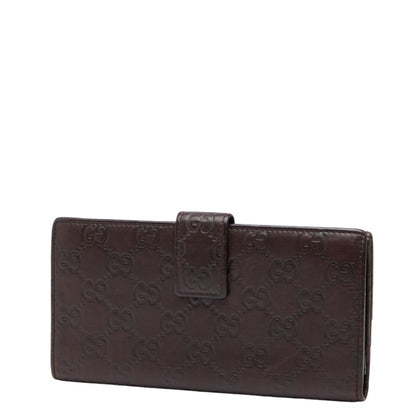 Gucci Guccissima Princess Long Wallet 167464 Brown Leather