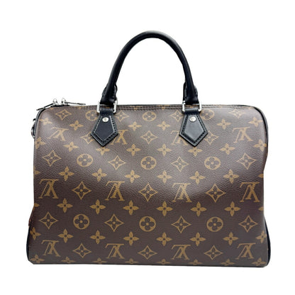 Louis Vuitton Monogram Macassar Speedy Bandouliere 30 Soft M12243 Rfid Boston Bag