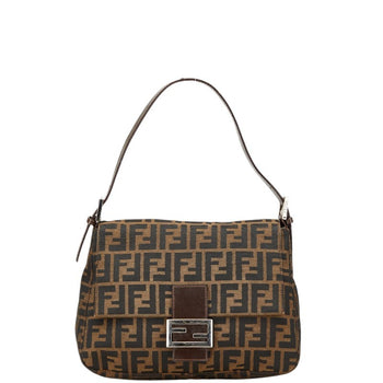 Fendi Zucca Mamma Bucket Handbag In Brown Canvas