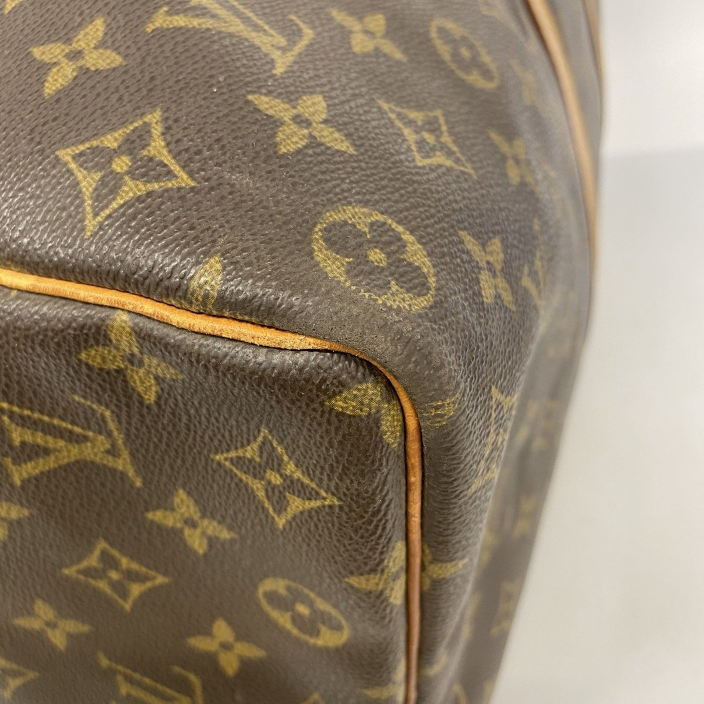 Louis Vuitton Monogram Keepall 50 Boston Bag M41426 Brown