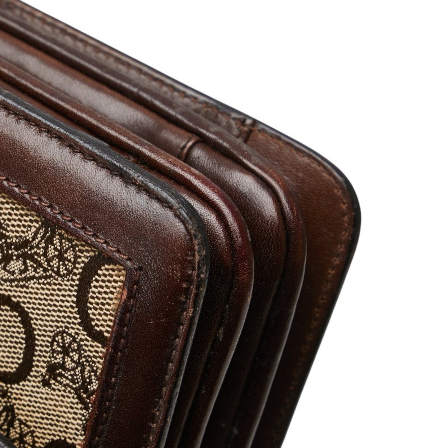 Celine C Macadam One-Shoulder Bag In Brown Canvas