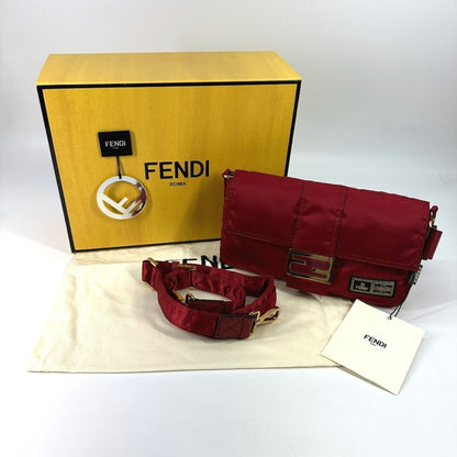 Fendi 7Va472 Porter Collaboration Bucket Bag 2Way Crossbody Flap Pochette Shoulder Nylon