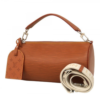 Louis Vuitton Handbag Calfskin Flapjacket M23092 Brown
