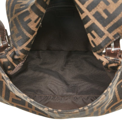Fendi Zucca Mamma Bucket Handbag In Brown Canvas