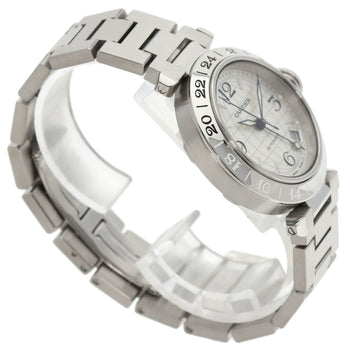 Cartier W31078M7 Pasha C Meridian Gmt Watch In Stainless Steel
