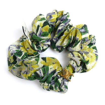 Celine Silk Triomphe Hair Scrunchie 460Ah2Sib