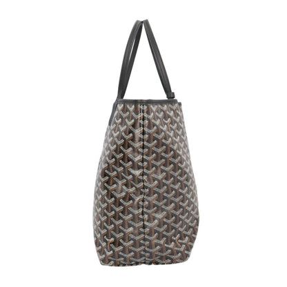 Goyard Saint Louis Pm Tote Bag Pvc Coated Canvas Black