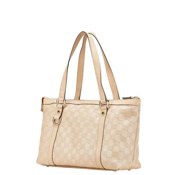 Gucci Guccissima Tote Bag 141470 Beige Pink Leather