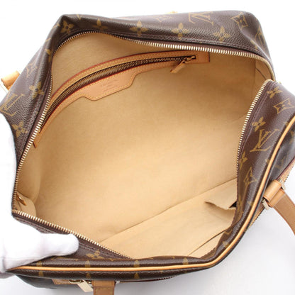 Louis Vuitton Cite Gm Monogram Shoulder Bag Coated Canvas Leather