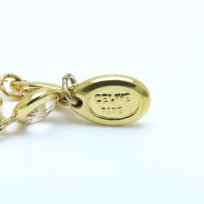 Celine Triomphe Motif Bracelet With Rhinestones