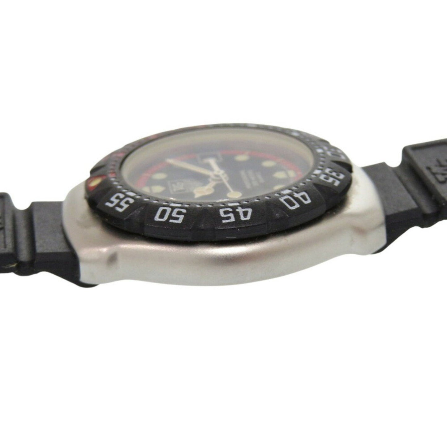 Tag Heuer Formula 1 374.508 Stainless Steel Rubber Black Quartz Watch