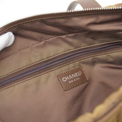 Chanel New Travel Nylon Handbag In Brown