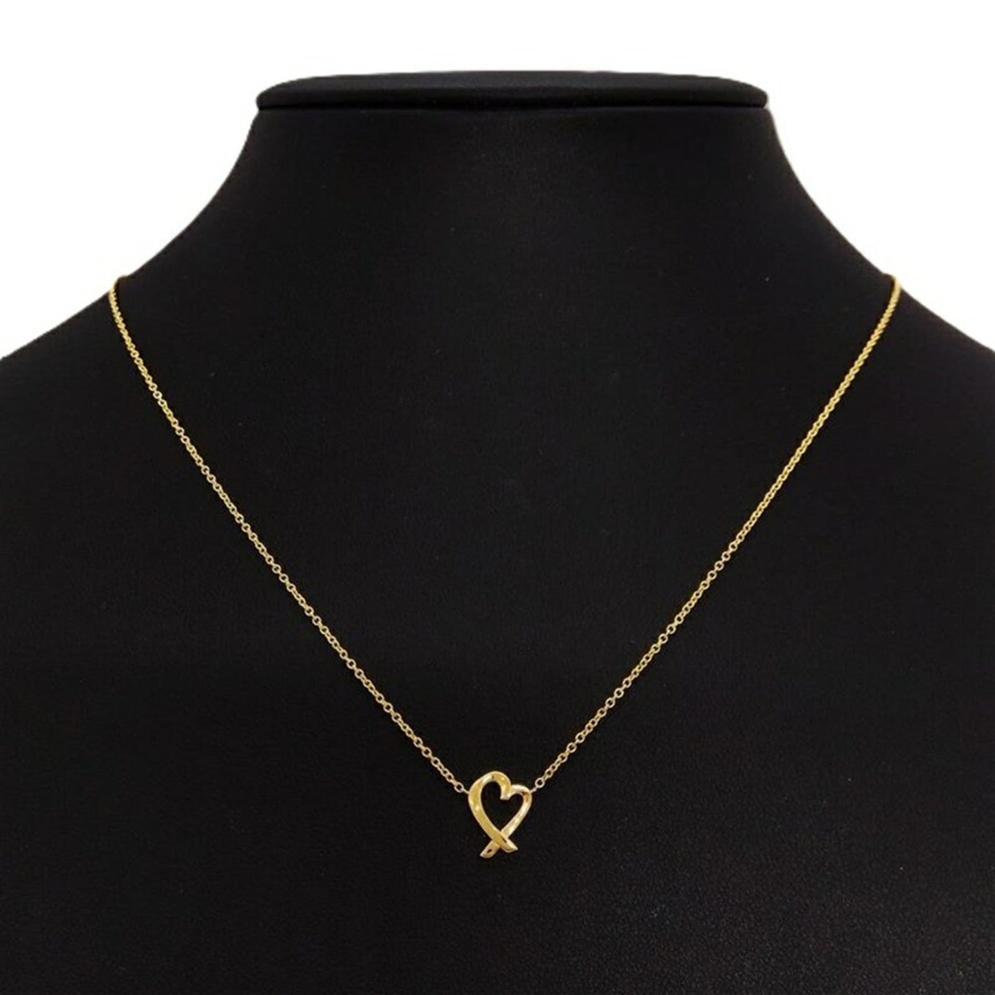Tiffany & Co. Paloma Picasso Labyrinth Heart Necklace In 18K Yellow Gold