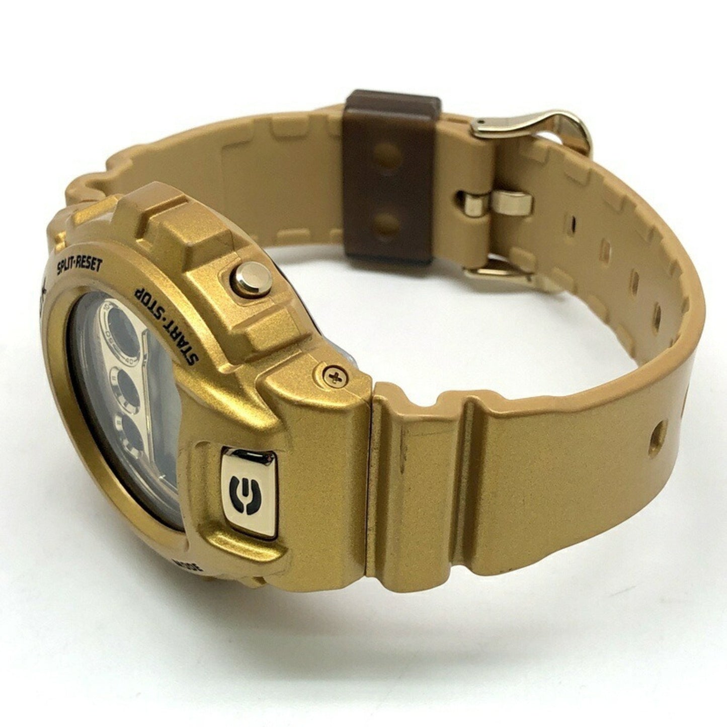 G-Shock Casio Dw-6900Gd-9 Crazy Gold Watch With Mirror Dial And Dark Dial