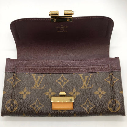 Louis Vuitton M60362 Portefeuille Elysee Long Wallet Brown Monogram Canvas Leather