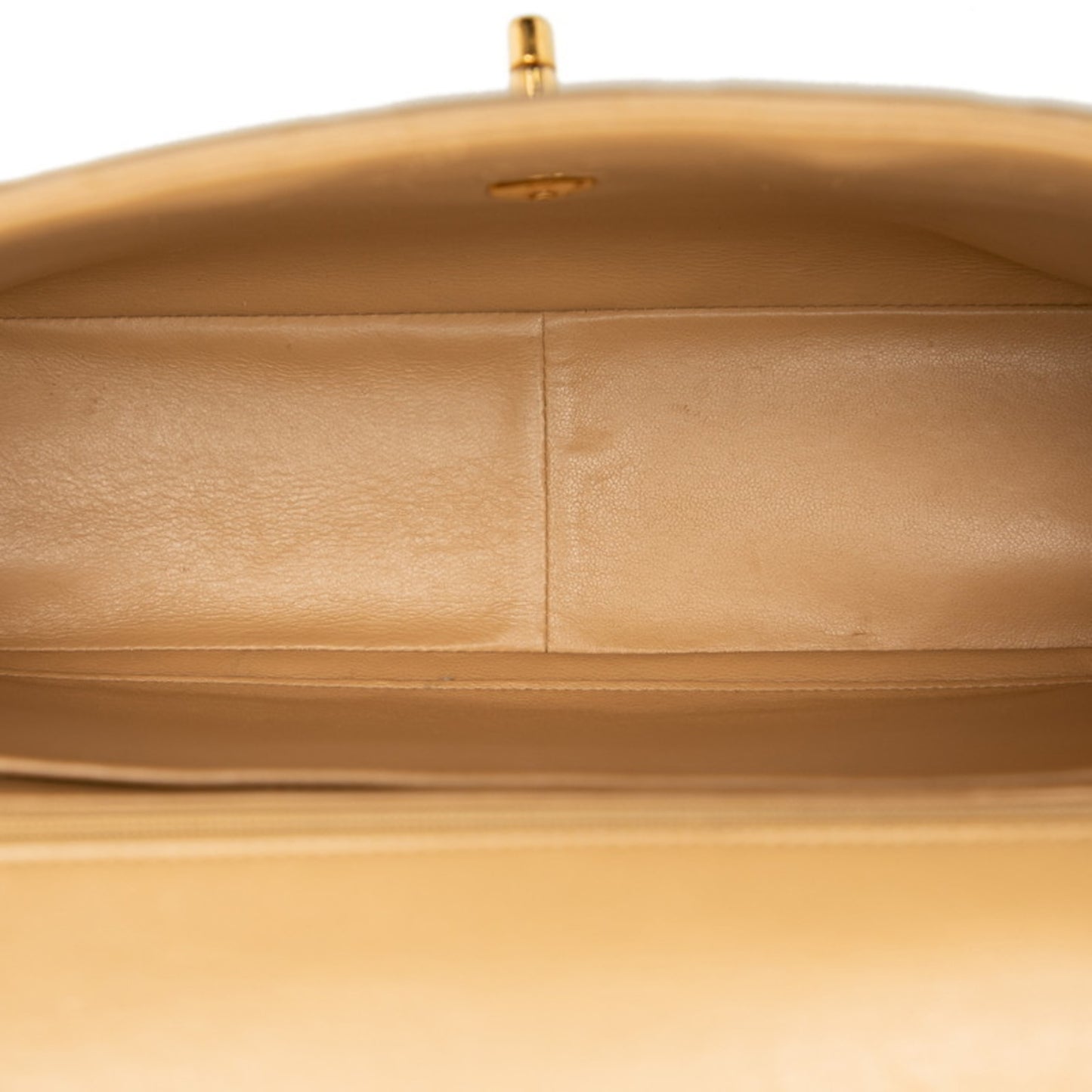 Chanel Matelasse 30 Coco Mark Chain Shoulder Bag In Beige Lambskin