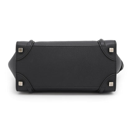 Celine Handbag Luggage Series Micro Shopper 189793 Celine Bag Black