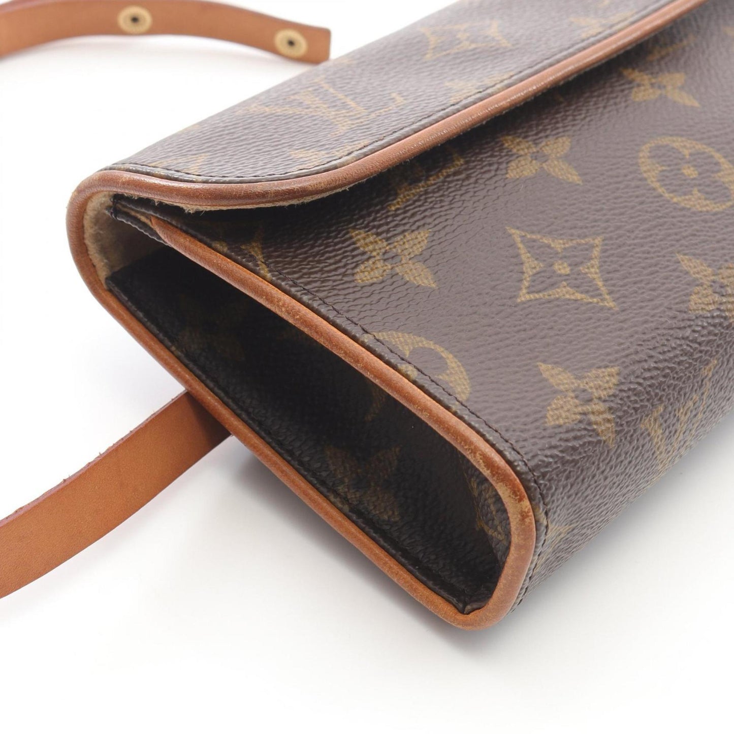 Louis Vuitton Florentine Pochette Monogram Waist Bag/Body Bag In Coated Canvas And Leather