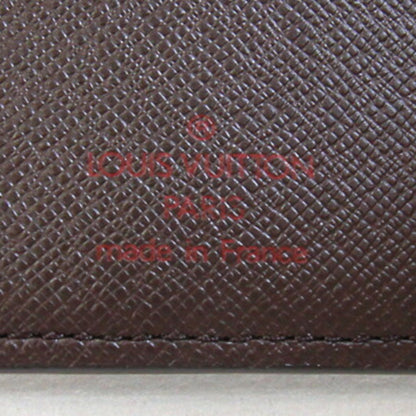 Louis Vuitton Bi-Fold Wallet Damier Portefeuille Slender N61208 Folding Compact