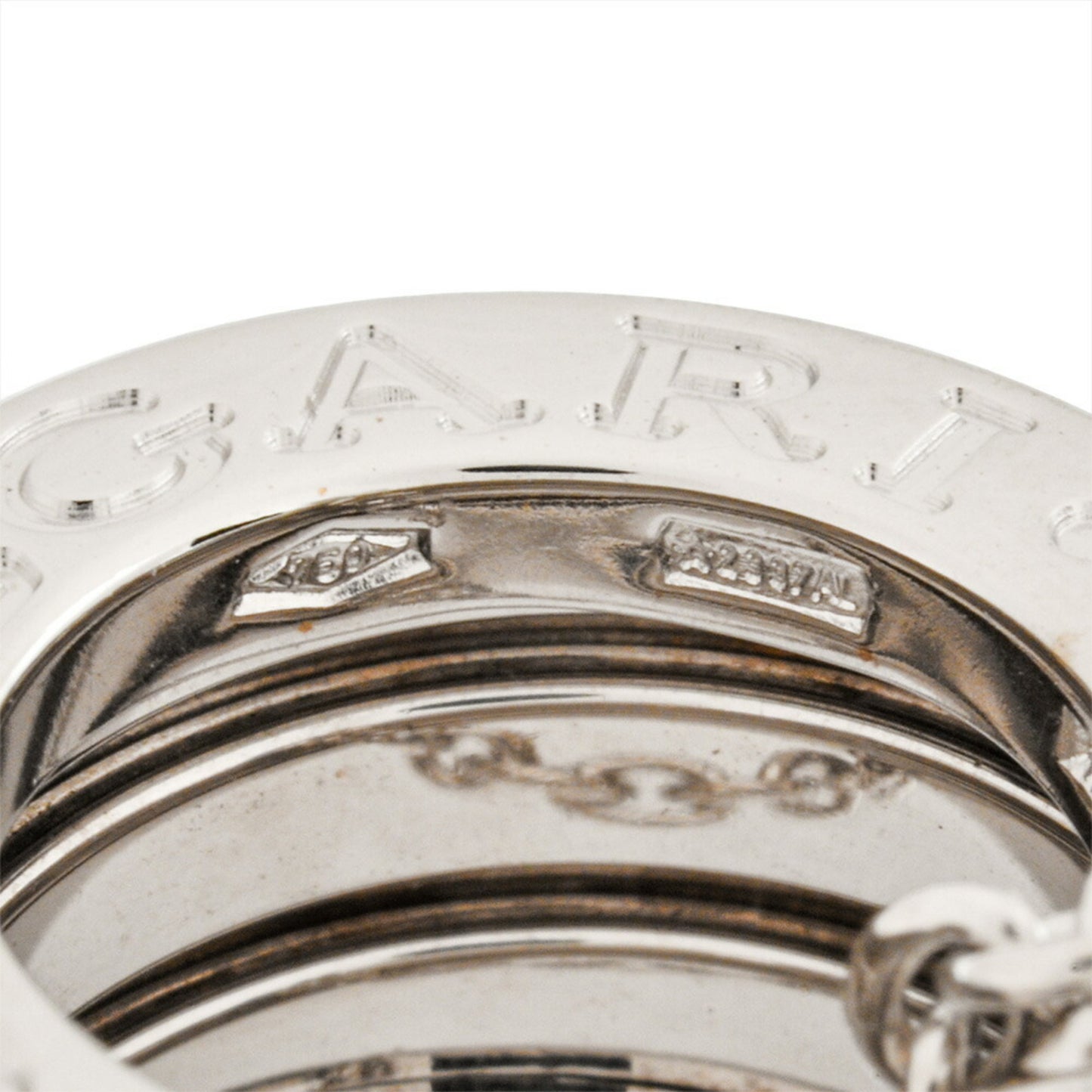 Bvlgari B.Zero1 Pendant Necklace In 18K White Gold (11.9G)