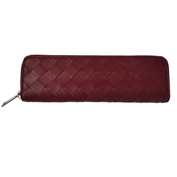 Bottega Veneta Leather Intrecciato Pen Case