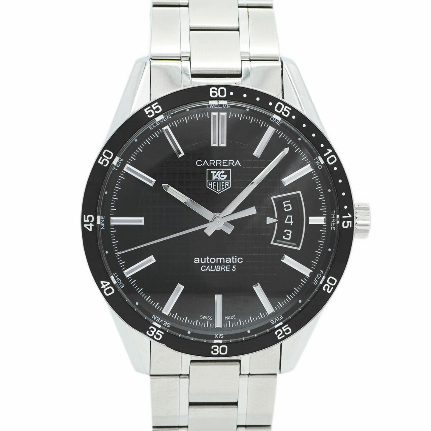 Tag Heuer Carrera Wv211M Black Dial