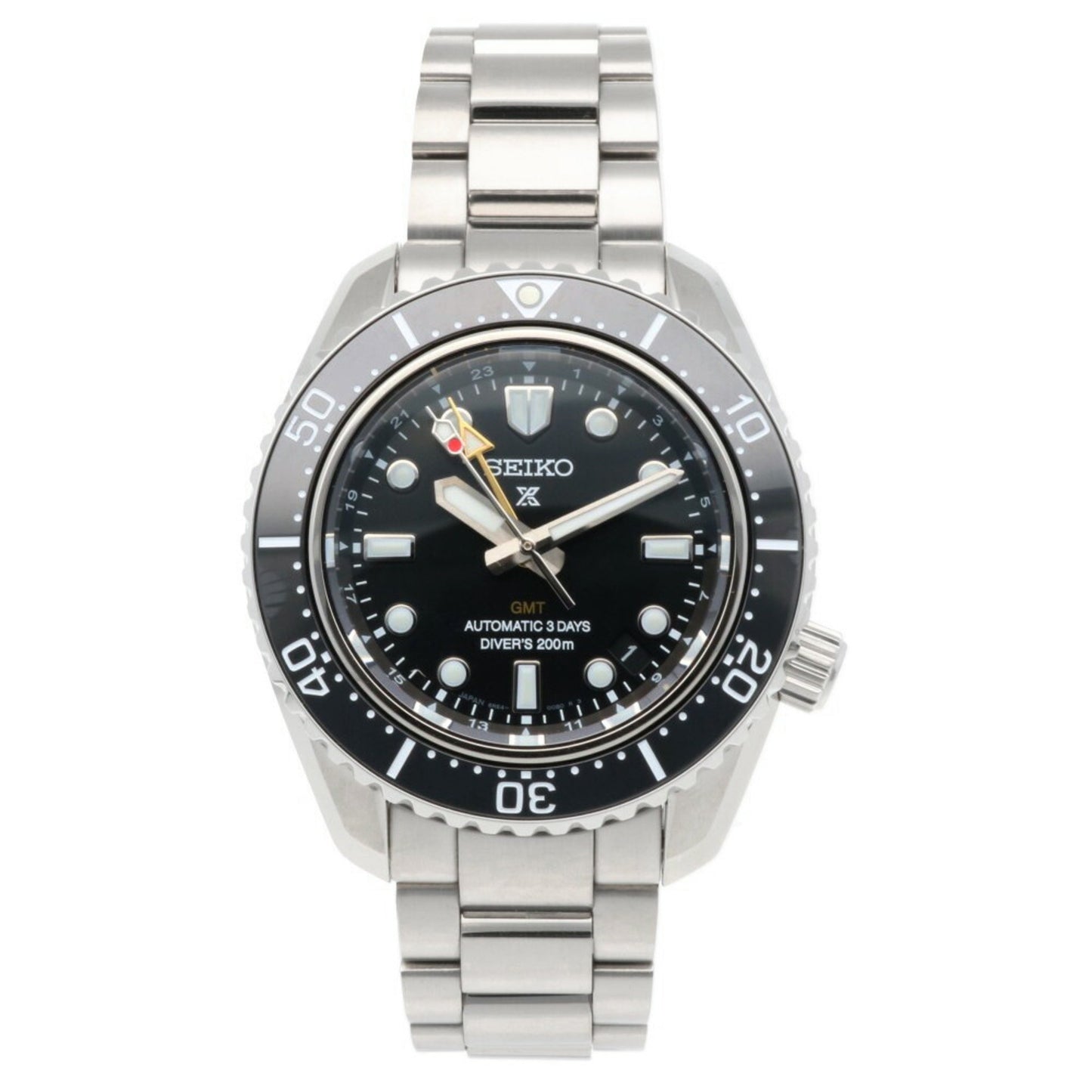 Seiko Prospex Divers Gmt Watch Stainless Steel 6R54-00D0 Automatic