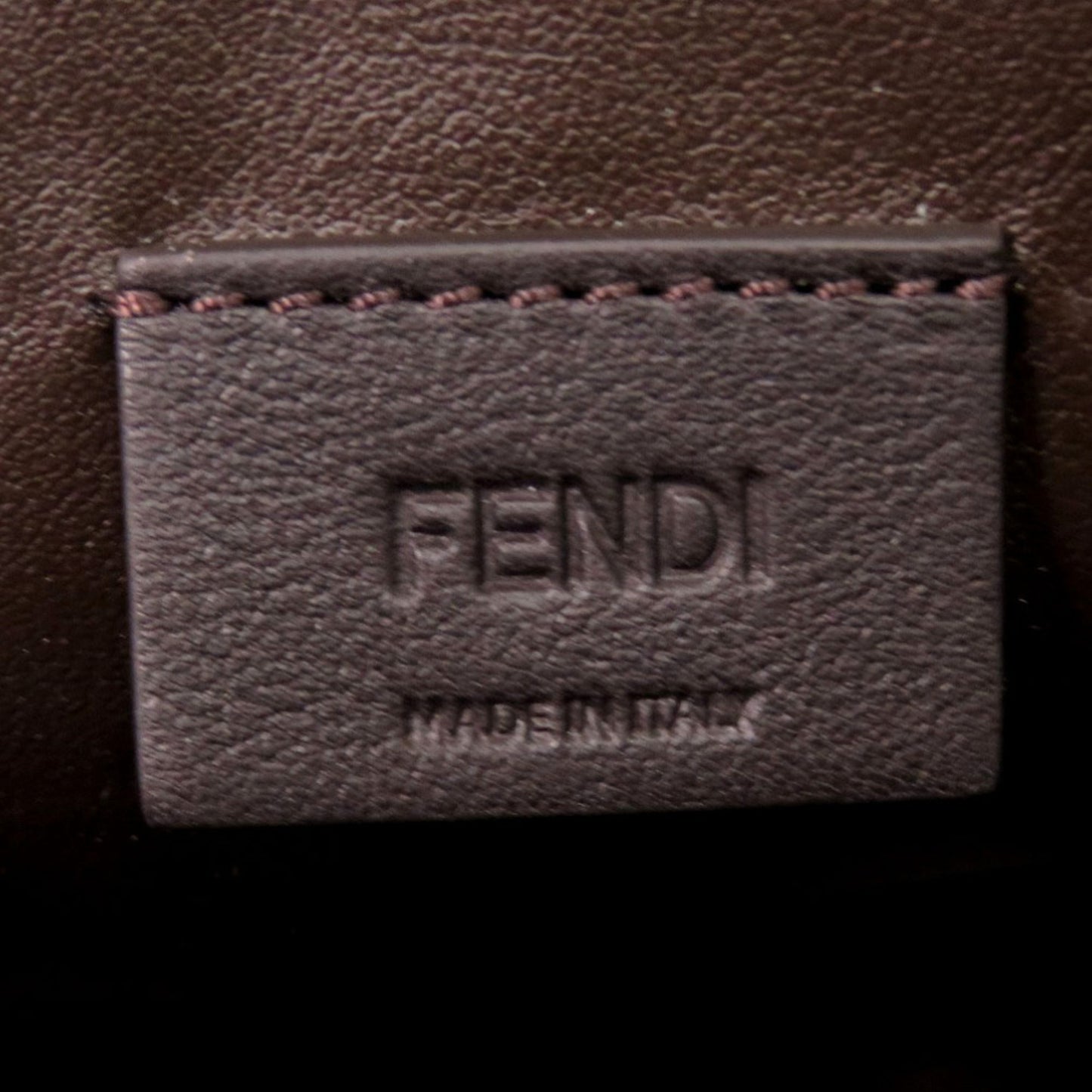 Unused Fendi X Skims Collaboration Logo 8N0171 Nylon Beige Pouch Bag 0920 Fendi Skims