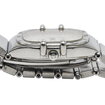 Omega Constellation Quartz Watch With Silver Dial And Stainless Steel