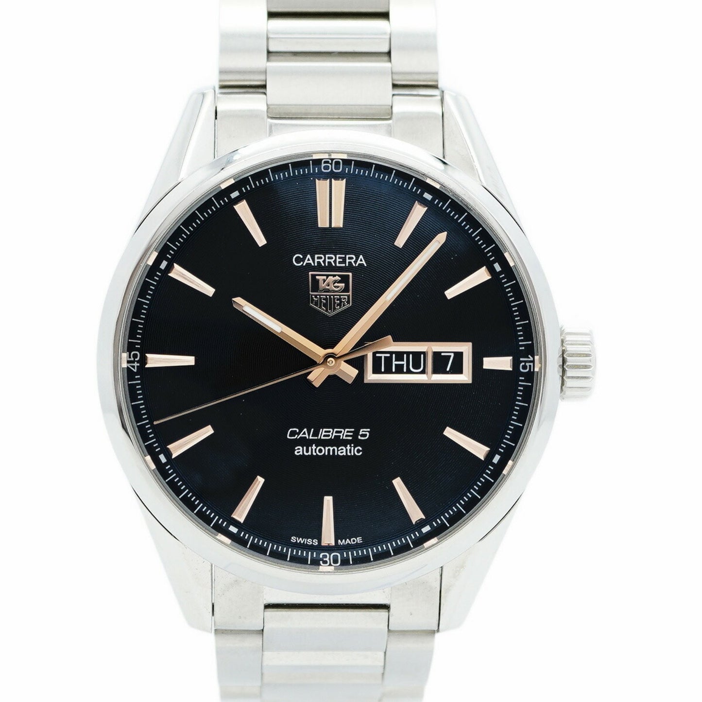 Tag Heuer Carrera War201C-1 Black Dial