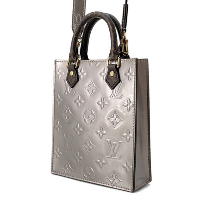 Louis Vuitton Monogram Vernis Petite Sac Plat Handbag M90564 2-Way Shoulder Bag