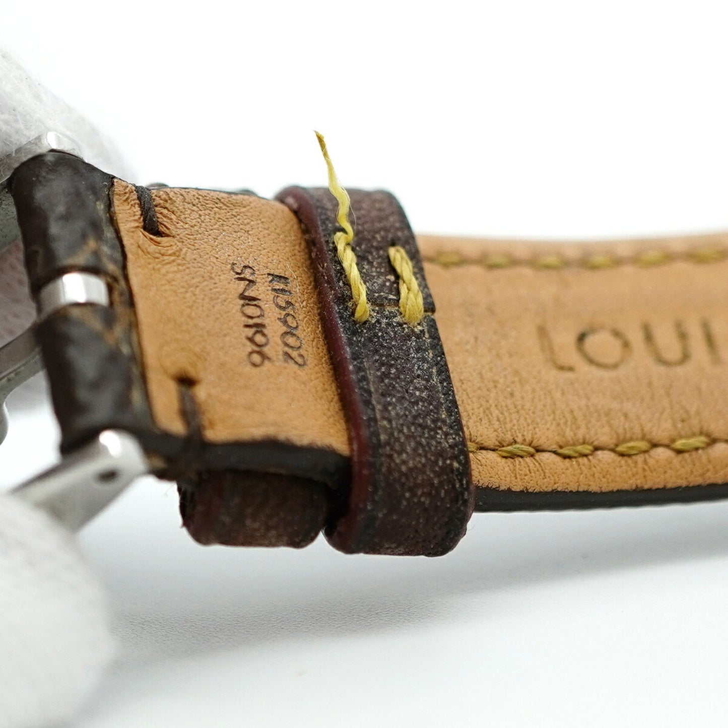 Louis Vuitton Tambour Q12Mg Silver Dial